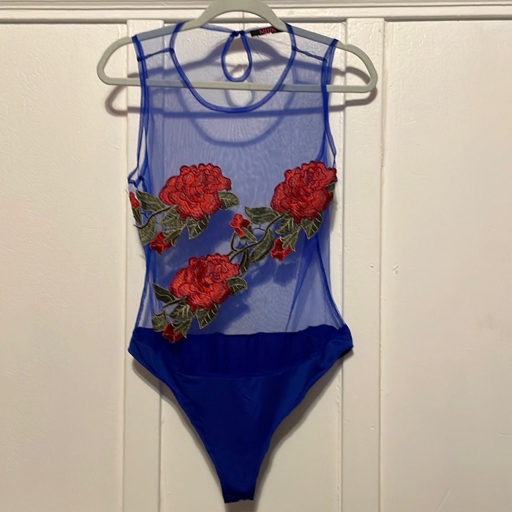 Blush | sheer, rose 🌹 body suit
